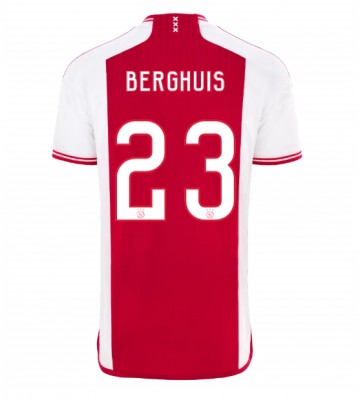 Ajax Steven Berghuis #23 Replica Home Stadium Shirt 2023-24 Short Sleeve